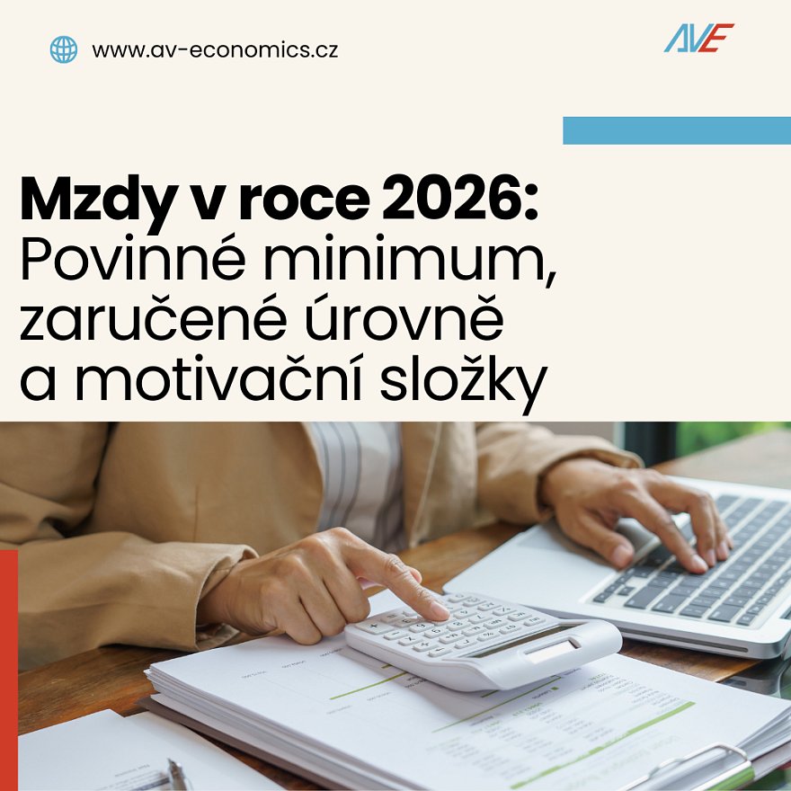 Mzdy v roce 2026: Povinné minimum, zaručené úrovně a motivační složky jednoduše
